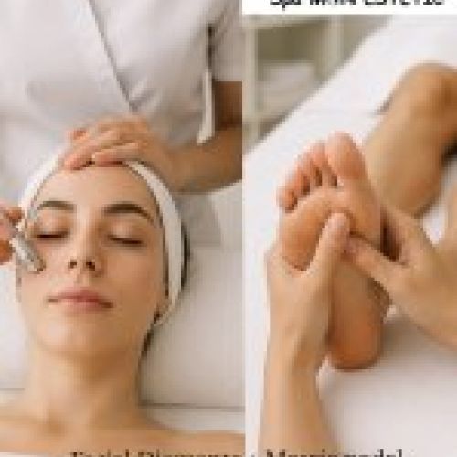 Facial Diamante + Masaje Podal