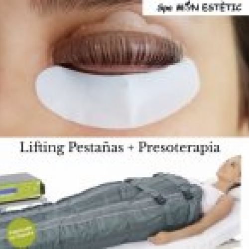Lifting de pestañas + presoterapia