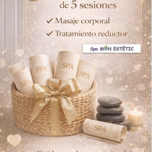 BONO 5 SESIONES MASAJE 20 % DESCUENTO