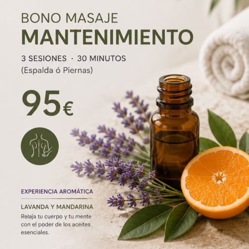 BONO MASAJE MANTENIMIENTO