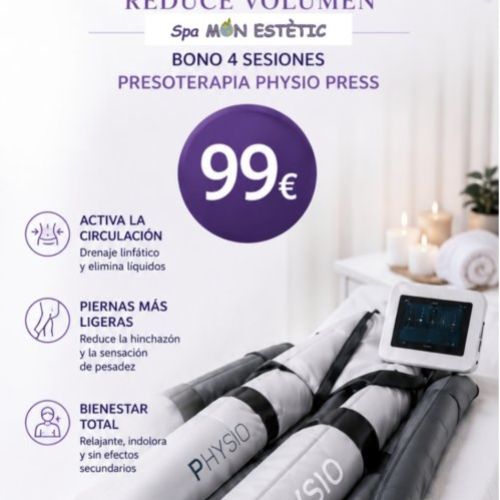 bono presoterapia 4 sesiones