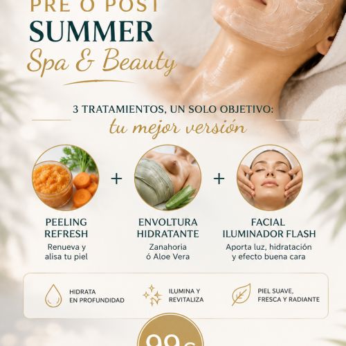 COMBO PRE Ó POST SUMMER SPA & BEAUTY