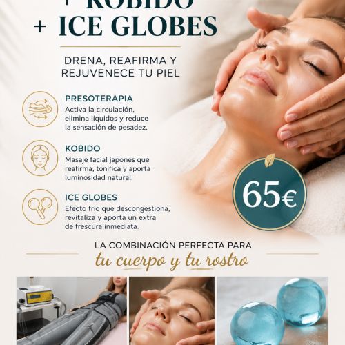 PRESOTERAPIA + KOBIDO + ICE GLOBES