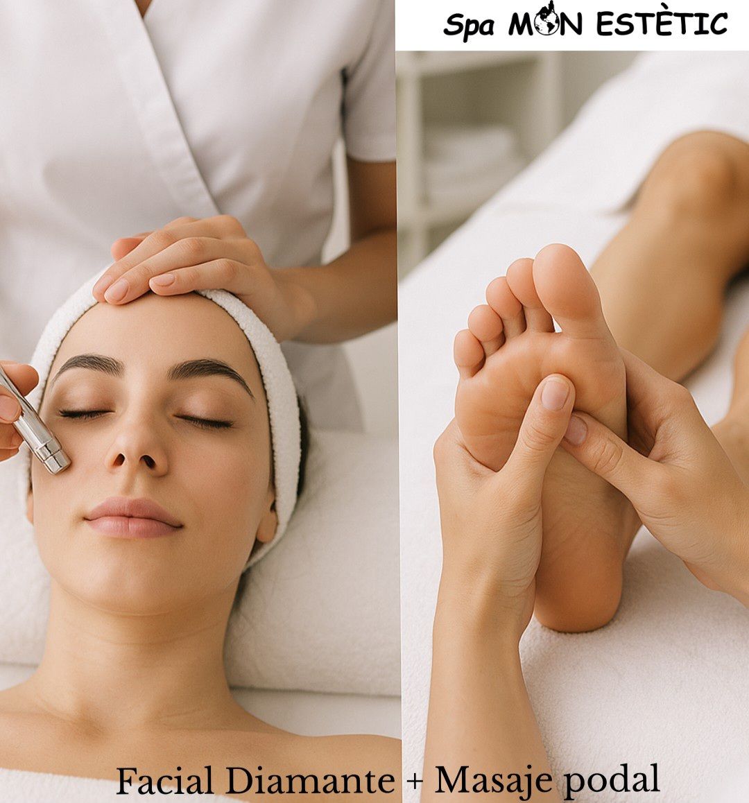 Facial Diamante + Masaje Podal