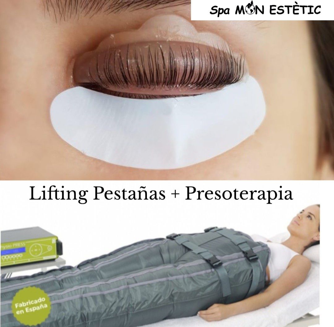 Lifting de pestañas + presoterapia